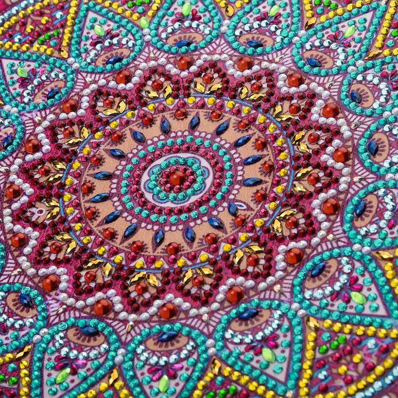 5D DIY Special Shaped Diamond Painting Color Flower Cross Stitch Embroidery