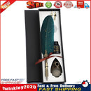 Retro Calligraphy Feather Dip Pen with 2 Nib Set Writing Gift Box (Green) Newly