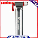 WEST BIKING Bicycle Tire Inflator Aluminum Alloy MTB Bike Basketball Air Pump