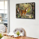 Deer Black Bear Canvas Paint By Numbers Oil Hand Painted Drawing Kit Home Dec