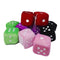Styling Car Accessories Multicolor Plush Dices Velvet Dice Car Hanging Pendant