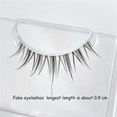 Cluster Makeup Tools Soft Short Cross Makeup Lashes Messy False Eyelashes