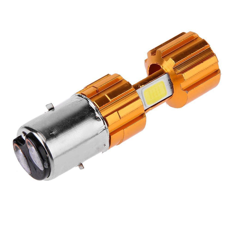 1 Pair DC 12V H6 BA20D 30W COB Motorcycle Motorcycle LED Headlight Bulbs