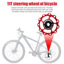 Bicycle Rear Derailleur 11T Road Bike Speed Guide Pulley Wheel Part (Red) Newly