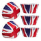 50 Union Jack Cupcake Cases Baking Supplies Muffin Cake Platinum Jubilee Q9A5