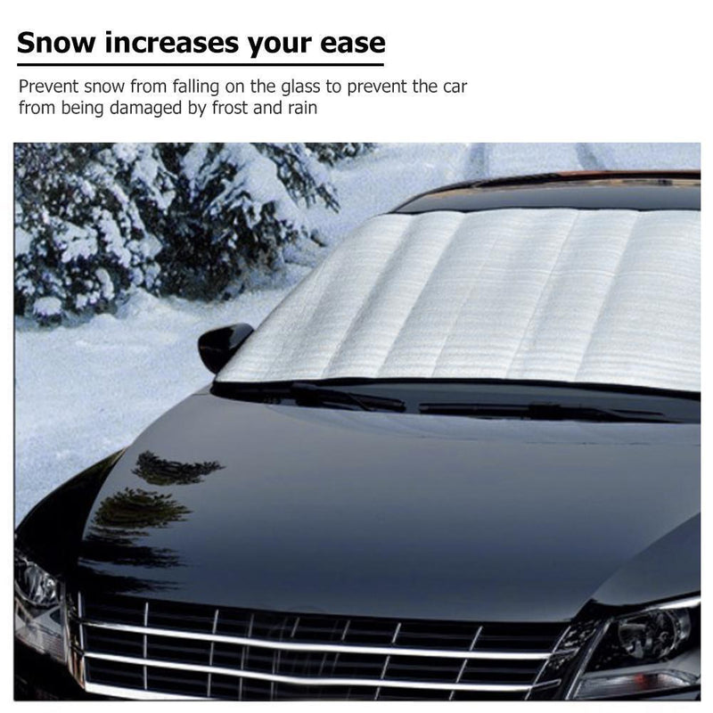59x28 inch Winter Car Windshield Cover Auto Snow Ice Frost Shield Heat Sun Shade