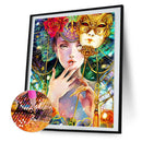 5D DIY Full Drill Diamond Painting Beautiful Woman Cross Stitch Embroidery