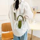 Summer PVC Clear Sling Shoulder Bag Women Transparent Totes Crossbody Handbags