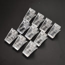 Ecotrump 10pcs Quick Build Plastic Nailtips Clip for Finger Lift