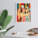 Three Women Oil Paint By Numbers DIY Coloring Picture Hand Painted (B262)