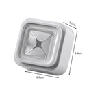 Punching-Free Towel Plug Holder Household Towel Rack (Transparent White) Newly