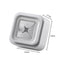 Punching-Free Towel Plug Holder Household Towel Rack (Transparent White) Newly