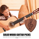Guitar Ukulele Wood Picks Plectrum Folk Guitar Thumb Picks (Musical Symbol)