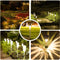 10pcs LED Solar Light Mini Steel Tube Lawn Stake Lamp Garden Decor (Warm) Newly