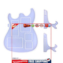 Guitar Shaped Photo Frame Mold - DIY Silicone Handmade Picture Frames Molds
