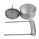 Stainless Steel Paint Brush Disc Cleaner with Screen and Holder Spring 10.5c
