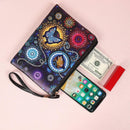 DIY Butterfly Special Shaped Diamond Painting Women Wristlet Wallet Makeup Bags
