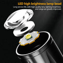 Hot 1200000LM USB Rechargeable Zoomable LED Torch Light Mini Protable Black