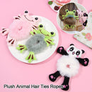 Decorate Scrunchie Elastic Animal Hair Ties Headband Plush HairBands HairHoop
