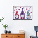 5D Diamond Painting DIY Rhinestone Special Shaped Star Heart Gnome Kit Newly