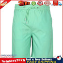 Men Swimming Trunks Color Change Drawstring Fast Drying Shorts (Green 2XL) Newly