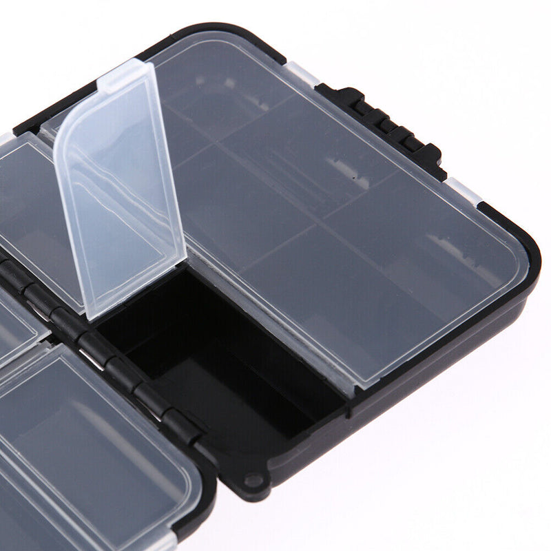 Fishing Lure Bait Tackle Box Compartment Pocket Portable Storage Box Newly
