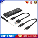 USB Type C M.2 SSD Case Box (USB-C To USB-A Cable+USB-C To USB-C Cable)