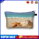 Starfish shell Printed Hand Hold Travel Storage Cosmetic Bag Toiletry Bag
