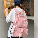 2022 women s Travel Backpack women s Multi Pocket waterproof University sch