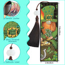 2pcs DIY Diamond Painting Leather Bookmark Gnome Tassel Crafts (FQY028)