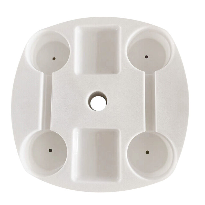 Beach Umbrella Table Tray Snack Water Cup Holder Beverage Bottle Holder