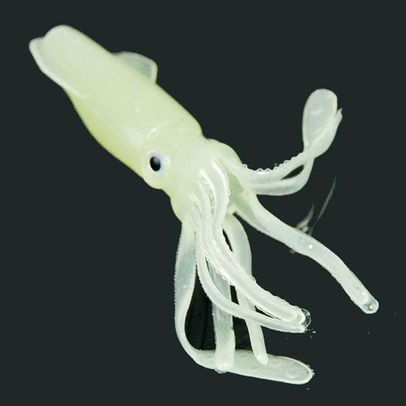 Luminous Squid Skirts Soft Lure Pesca Night Fishing Lure Octopus Glow Rubber