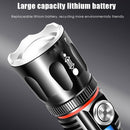 Gift Work Light Multifunctional Glare Flashlight USB Rechargeable Camping lamp
