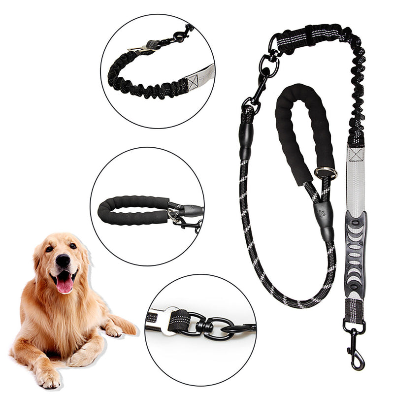 Dog Leash 4.92ft Long Rope Leash for Dog Training Reflective Threads Dog Lead