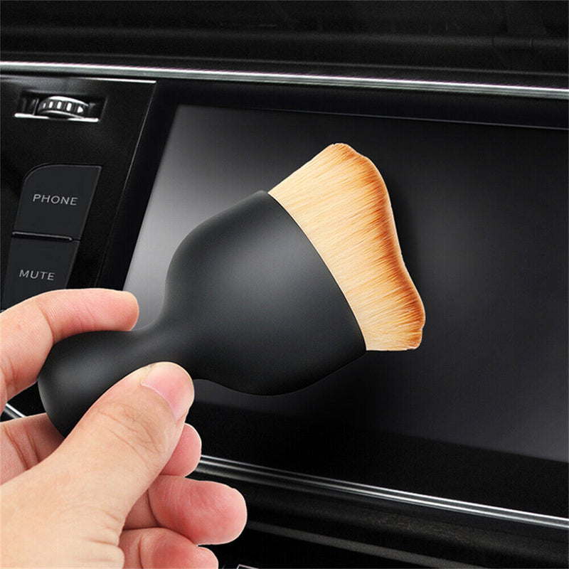 1Pcs Car Curved Brushes Washing Soft Brush Tool for Car Interiors Homes Offices