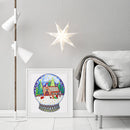 5D DIY Special Shaped Diamond Painting Christmas House Embroidery Kit Home