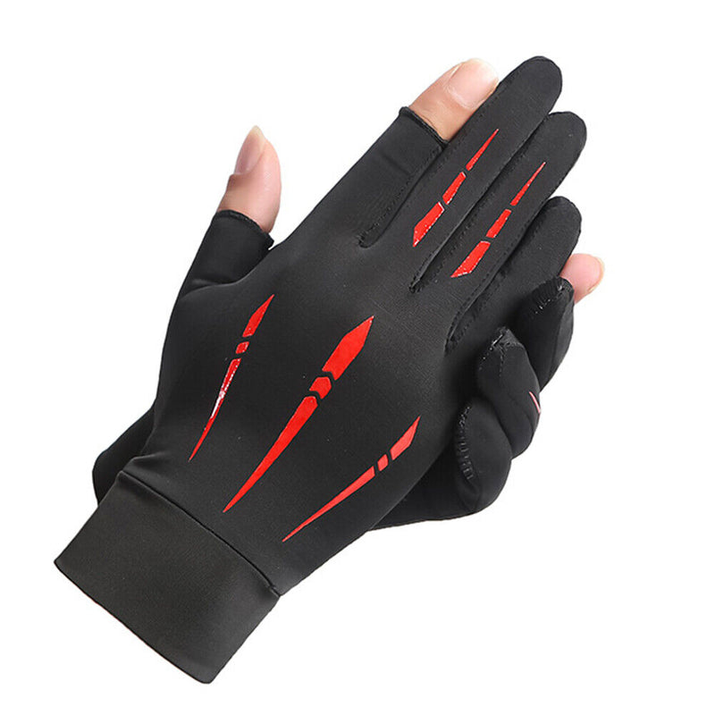Summer Sport Cycling Gloves Women Men Bicycle Riding Two Finer Cuts Mittens