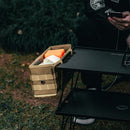 Foldable Table Side Bag with Side Pockets Outdoor Camping Hiking Storage Bags