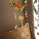 #A Crystal Wind Chime Ornaments Window Curtains Pendant Home Garden Hanging Deco