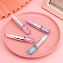 Ball-point Pen Glitter Gel Stationery Lipstick Shape Pen 0.5mm Signature Pens