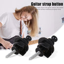 2pcs Electric Guitar Strap Lock Button Anti-slip Musical Instruments Belt Nai