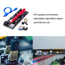 PCI-E Riser Card PCI Express 1X to 16X Adapter USB3.0 Cable for GPU Mining Miner