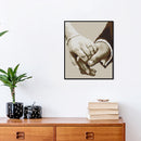 14CT Full Cross Stitch Hand in Hand Stamped DIY Kits Handmade Embroidery Newly