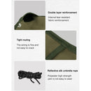 Outdoor Camping Triangle Stool Cloth Fishing Chair Picnic Equipment (Green)