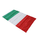 Italian National Flag Plastic Flagpole Hand Waving Polyester Flag Banner