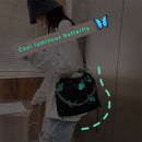 Casual Nylon Crossbody Shoulder Bag Women Butterfly Drawstring Messenger Handbag