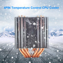 SNOWMAN 6 Heat Pipe Cooling CPU Cooler Fan 4 Pin PWM Quiet Radiator (1 Fan)