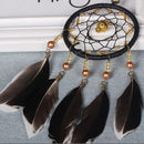 Feather Dreamcatcher Pendant Handmade Crafts Hanging Decoration for Room Wedding