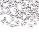Steel Small Jewelry Making Lobster Clasps Hooks Necklace Bracelet Buckle 9/10MM