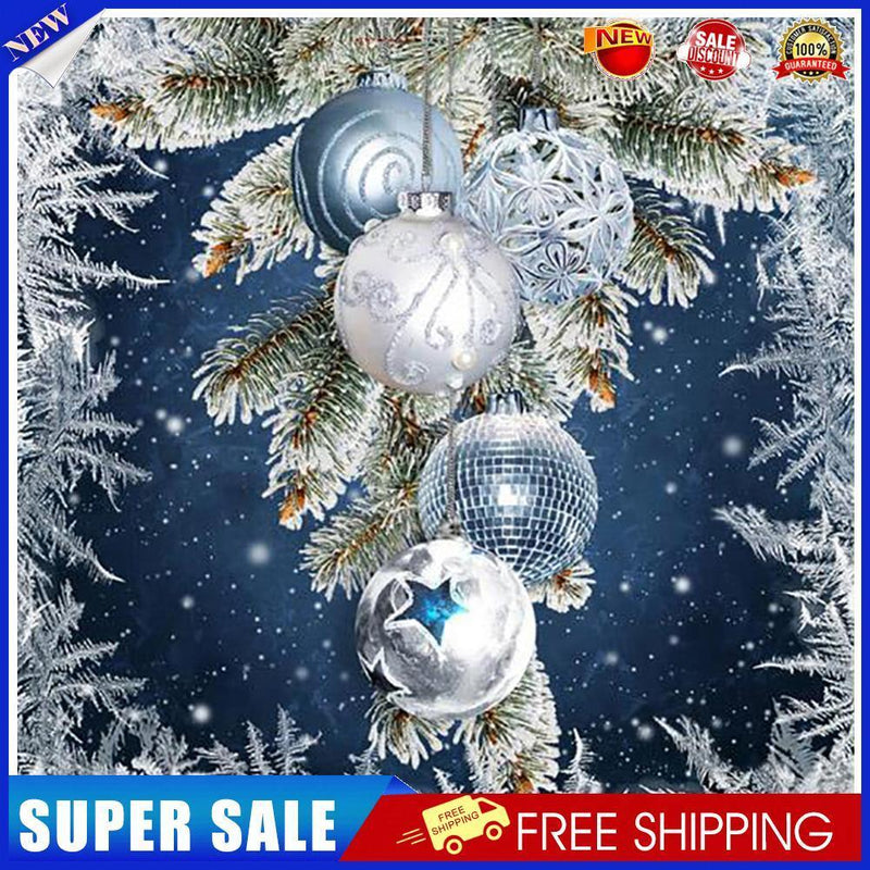 5D Diamond Painting Kit Christmas Snowball Full Round Drill Rhinestone DIY